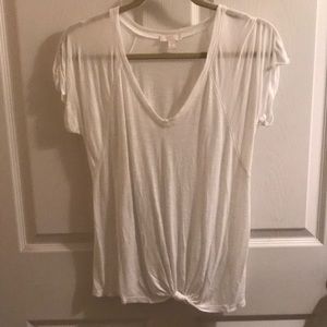 CC Knotted V-Neck Tee